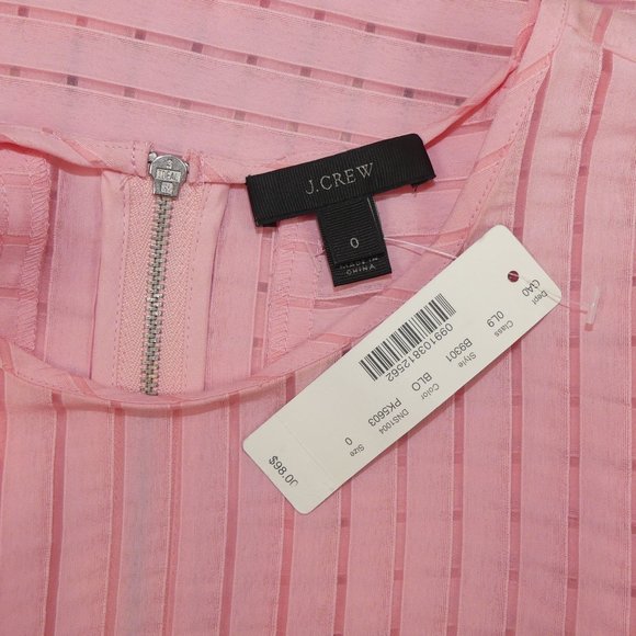 HP💕 J.Crew Sheer Shadow Striped Top - Picture 5 of 7